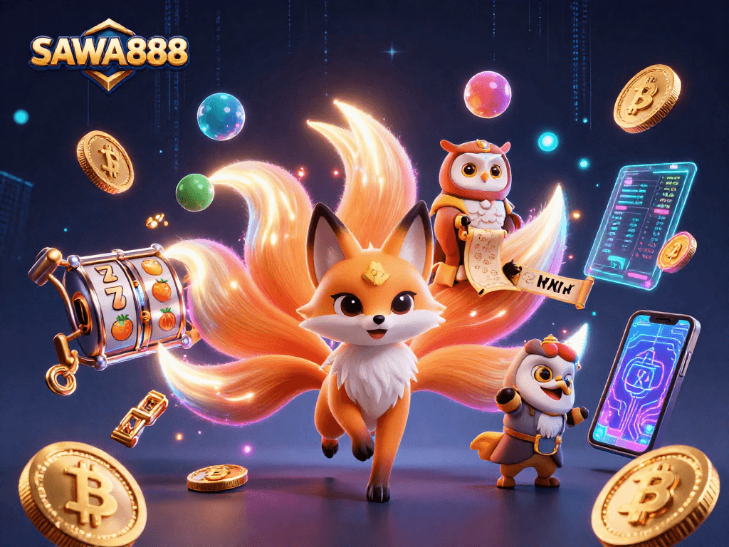 Join the thrilling action at SAWA888 with colorful slot games and crypto excitement!
