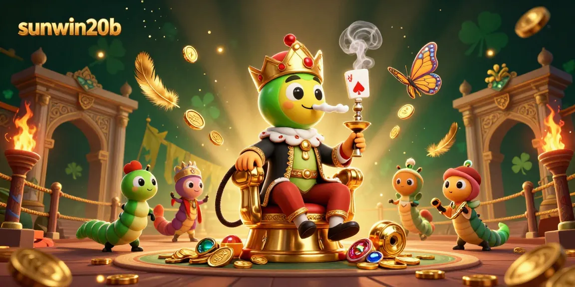Engage in thrilling gameplay at sunwin20b with vibrant 3D casino visuals showcasing poker elements.