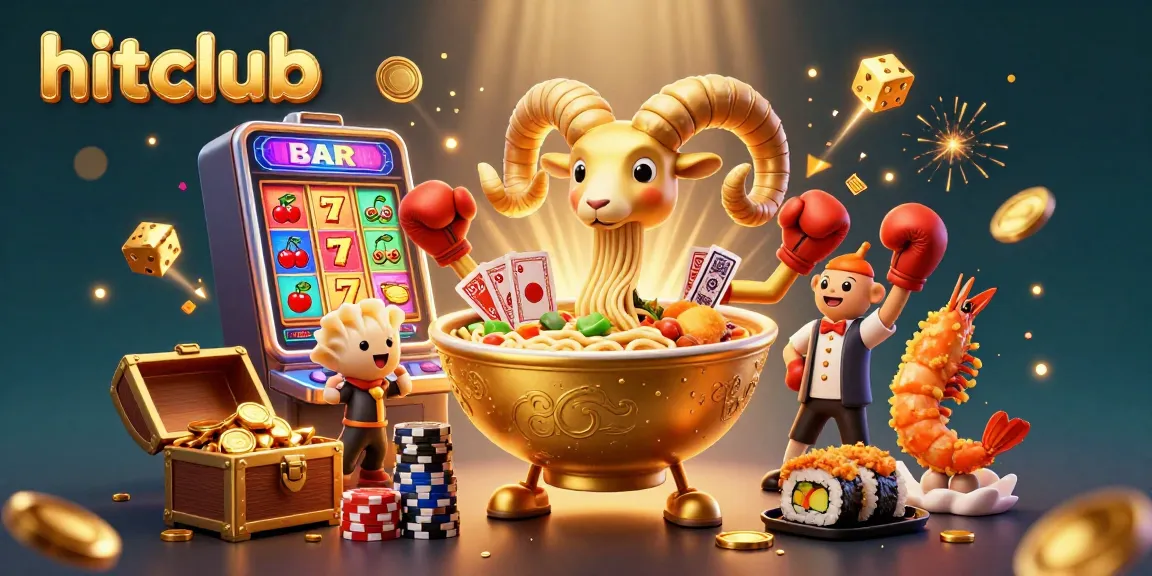 Engage in exciting gameplay at hitclub with a dynamic scene featuring thrilling casino characters and vibrant game elements.