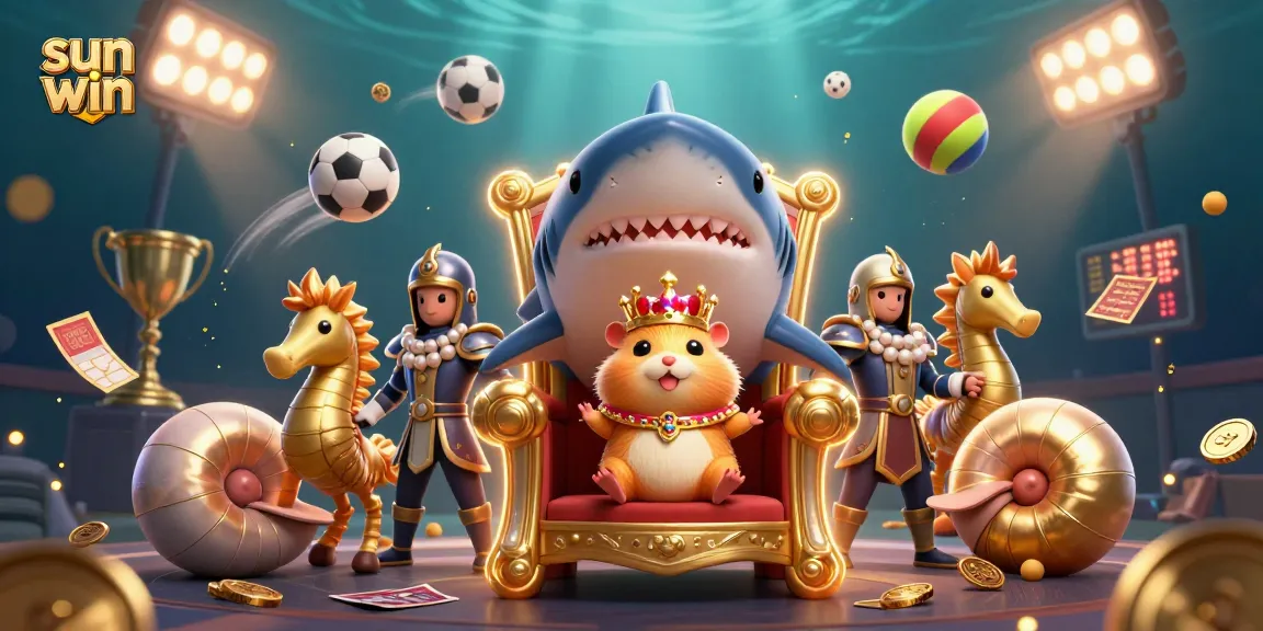 Experience the thrill of sun win with a fierce hamster king and dynamic sports betting elements.