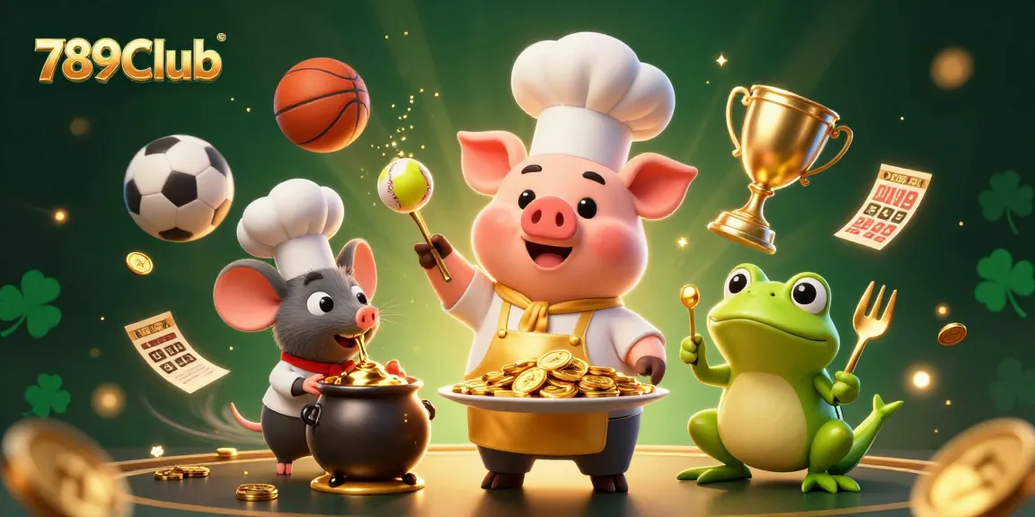 Engage in winning strategies at 789Club with immersive casino scenes featuring charming characters.
