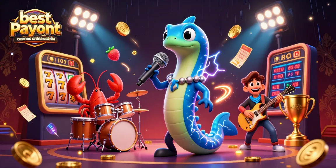 Experience the thrill of winning at the best payout casinos online Australia with this dynamic underwater casino scene.